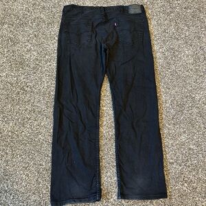 Levi's Black Straight Jeans Timeless Design